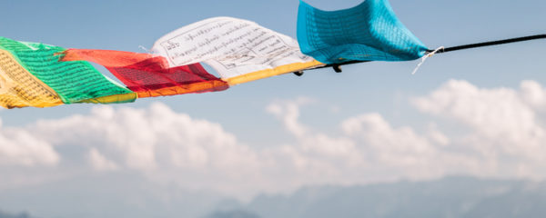 drapeaux tibétains